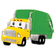 Garbage Truck Personalized Ornament