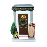 Christmas Door Personalized Christmas Ornament