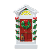 Historic House Door Personalized Christmas Ornament