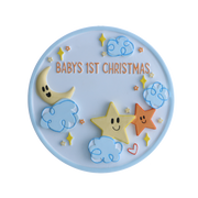 Baby’s 1st Christmas Stars and Clouds