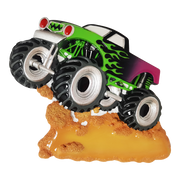 New Monster Truck Personalized Ornament