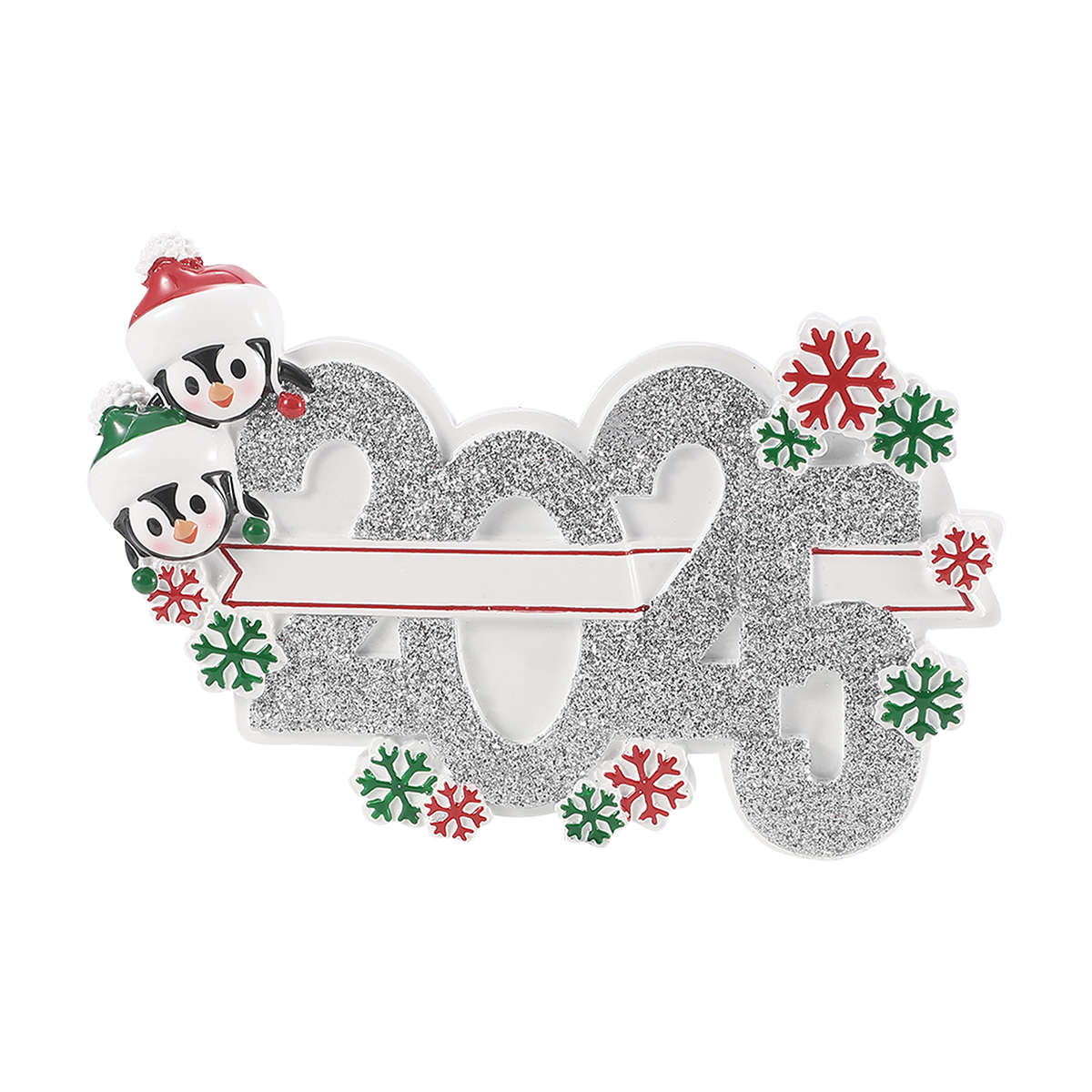 2025 Family of 2 Personalized Ornament