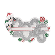 2025 Family of 2 Personalized Ornament