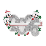 2025 Family of 3 Personalized Ornament