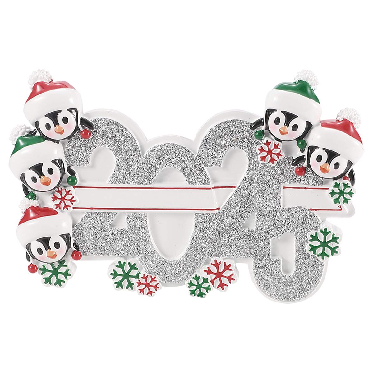 2025 Family of 5 Personalized Ornament