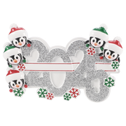 2025 Family of 5 Personalized Ornament