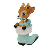 Nostalgic Baby Deer in Boot Boy Personalize Ornament