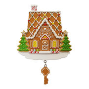 Gingerbread Our First Home Personalized Christmas Ornament