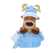 Baby Reindeer in Gift Box Boy Personalized