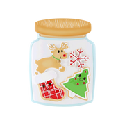 Cookie (Family of 3) Personalized Ornament