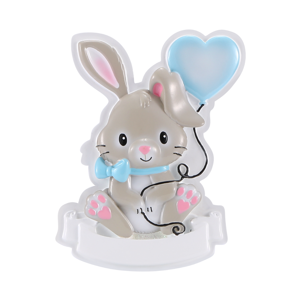 Cutesy Bunny Boy Personalized Christmas
