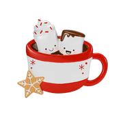 New Hot Cocoa Couple Personalized Ornament