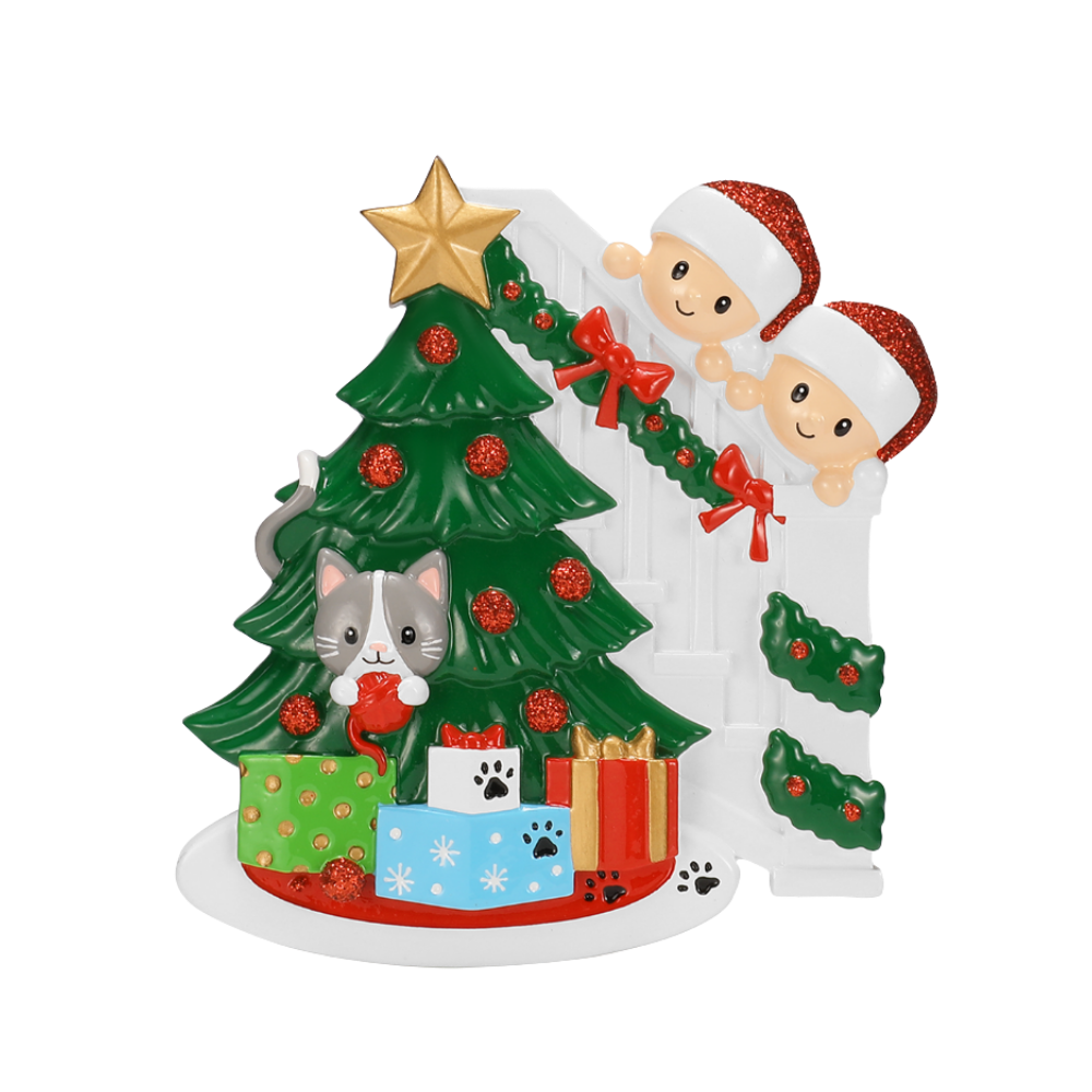 Yeti Couple Personalized Ornament