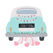 Just Married Car Personalized Ornament