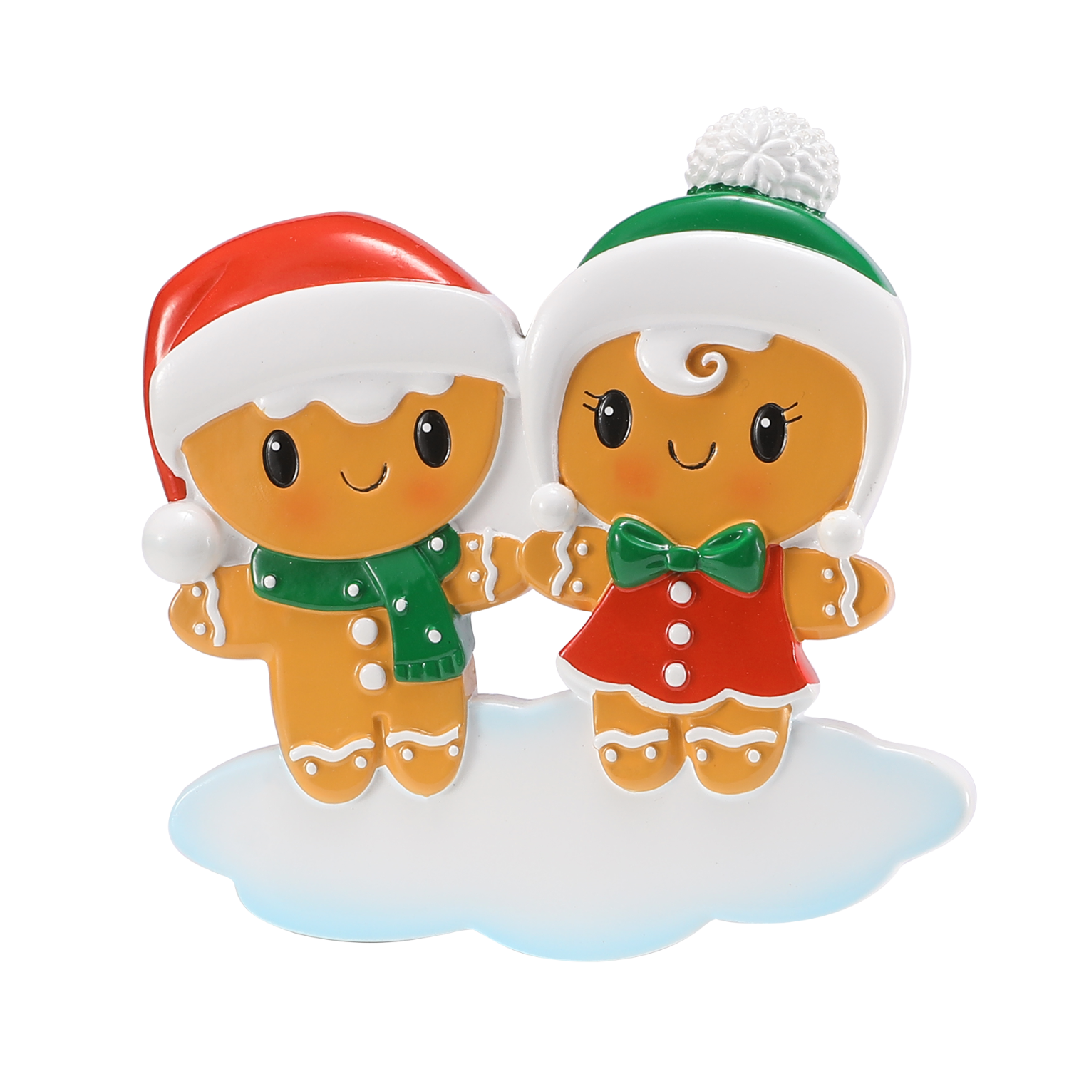 Gingerbread couple Personalized Ornament