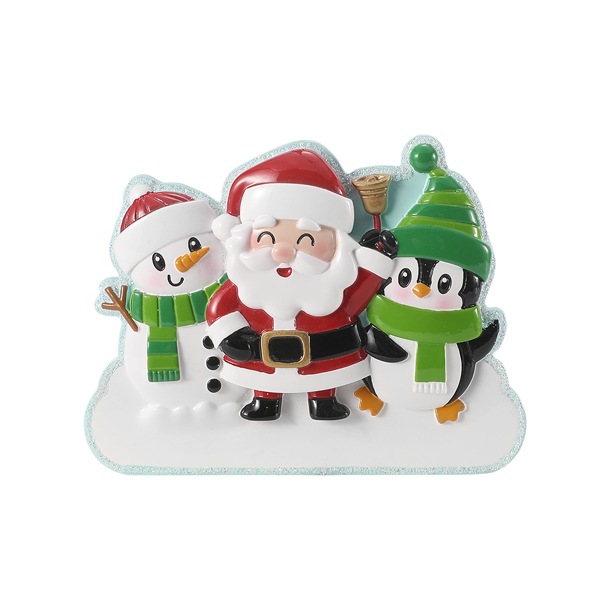 Cute Family of Christmas Characters-3 Personalized Ornament