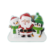 Cute Family of Christmas Characters-3 Personalized Ornament