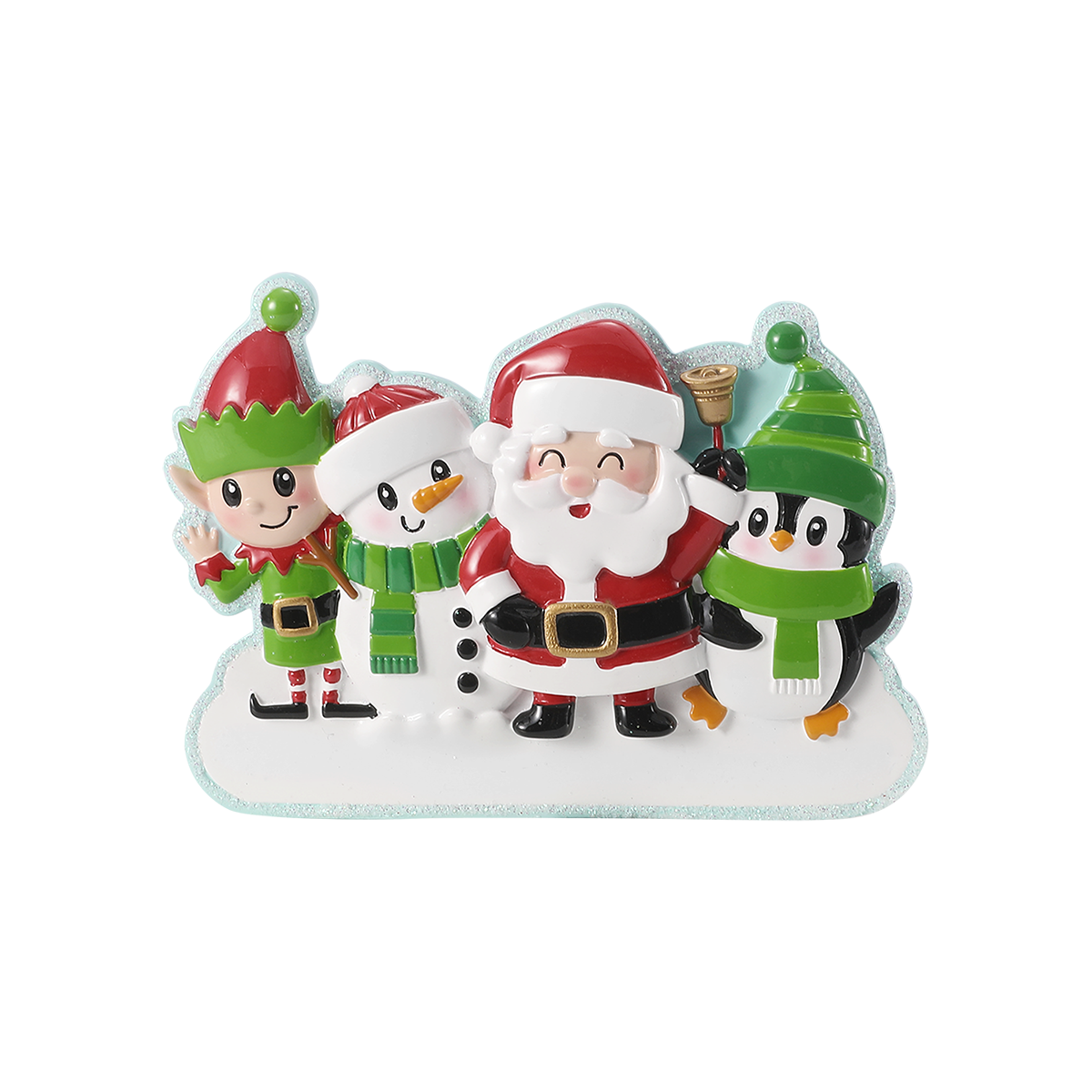 Cute Family of Christmas Characters-4 Personalized Ornament
