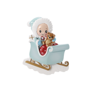 Baby in Sleigh Boy Personalized Ornament