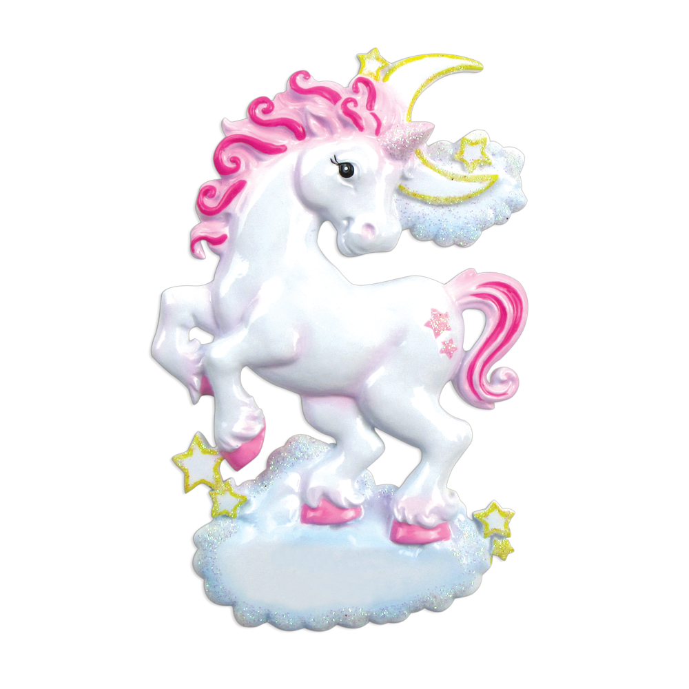 Unicorn Personalized Christmas Ornament