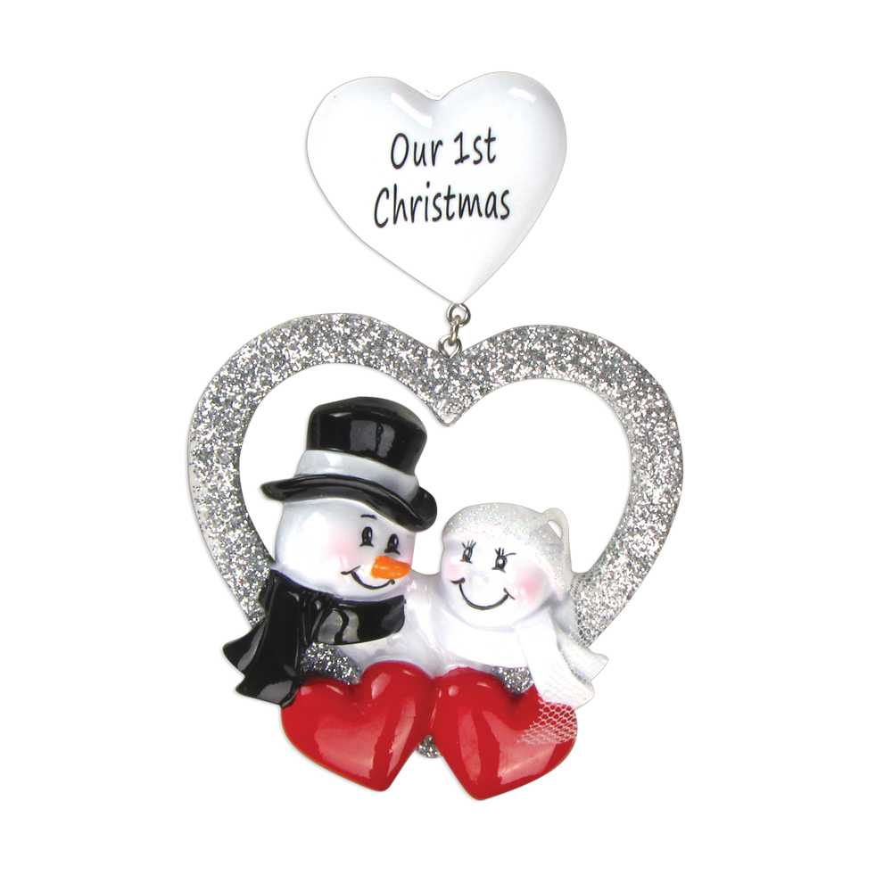 Wedding Personalized Christmas Ornament