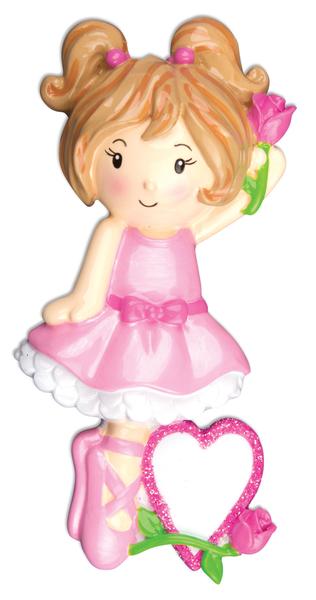 Ballet Girl Personalized Ornaments