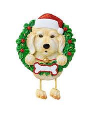 Labradoodle White (Pure Breed) Personalized Ornament