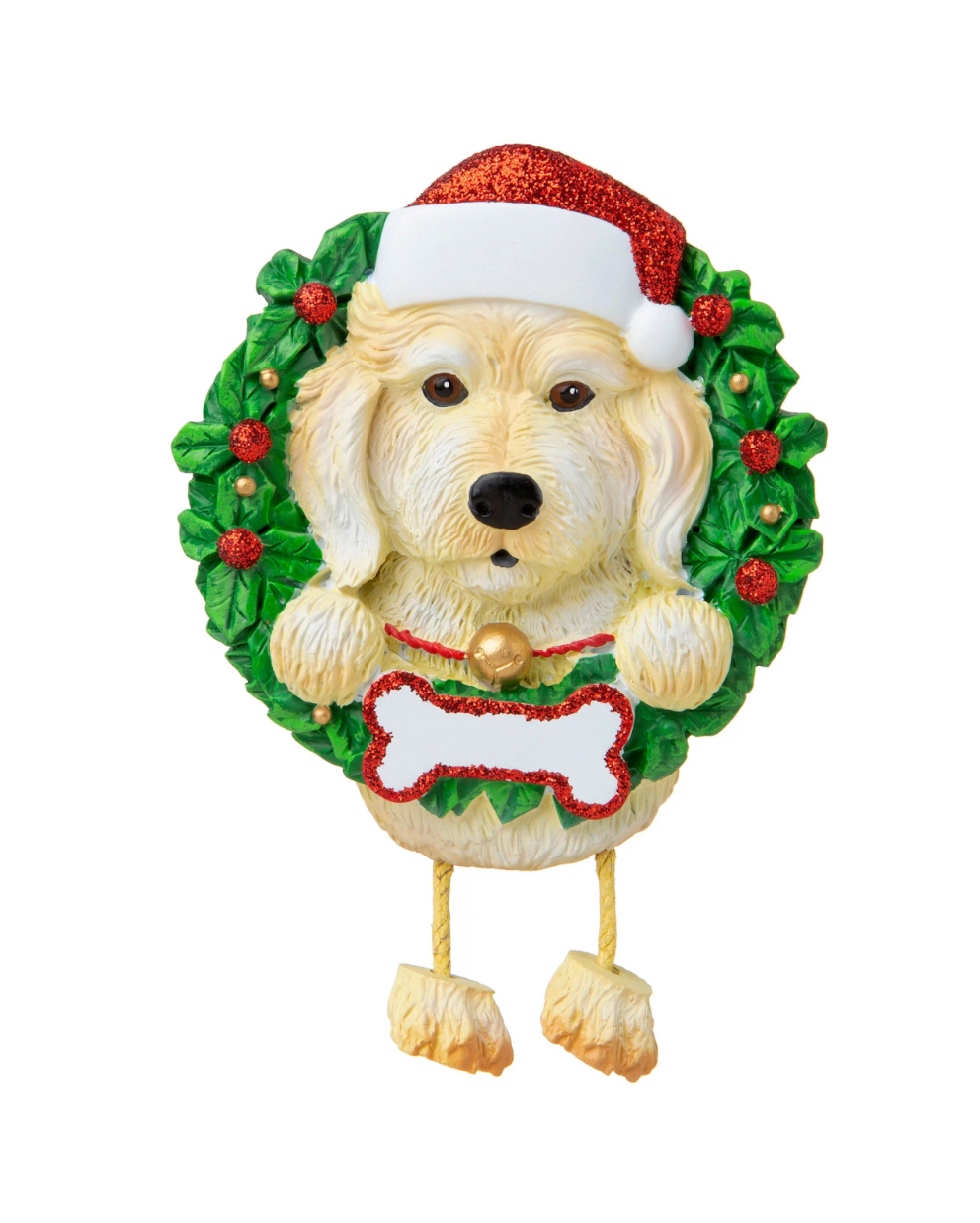 Labradoodle White (Pure Breed) Personalized Ornament