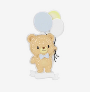Bear with Balloons Boy Personalized Ornament