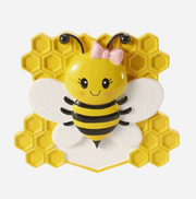 Bee with Bowtie Girl Personalized Ornament