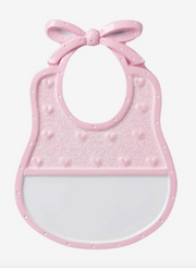 Baby Bib Girl Personalized Ornament