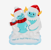 YETI EXPECTING FAMILY Personalized Ornament