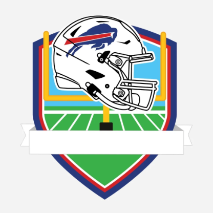 Buffalo Bills Personalized Shield Ornament