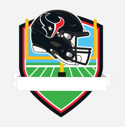 Houston Texans Personalized Shield Ornament