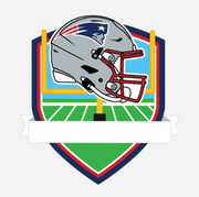 New England Patriots Personalized Shield Ornament