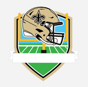 New Orleans Saints Personalized Shield Ornament