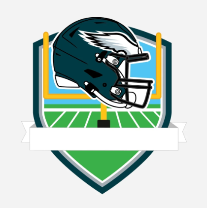 Philadelphia Eagles Personalized Shield Ornament