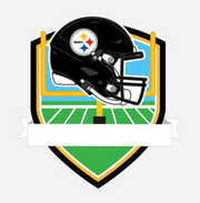 Pittsburgh Steelers Personalized Shield Ornament