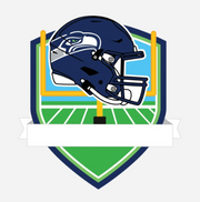 Seattle Seahawks Personalized Shield Ornament