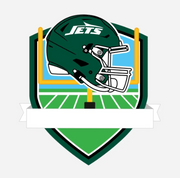 New York Jets Personalized Shield Ornament