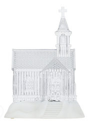 9.5″H LED Plastic Water House Glitter Spinner