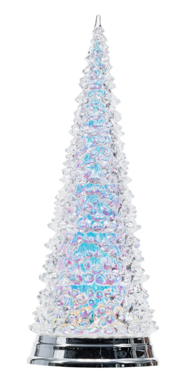 Snow Globes- 14″H Light Up Xmas Tree