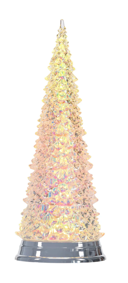 Snow Globes- 14″H Light Up Xmas Tree