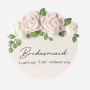 Bridesmaid (Not Disk)  Personalized Ornament