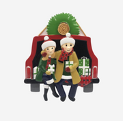 Woody Car Family of 2 Personalized Christmas