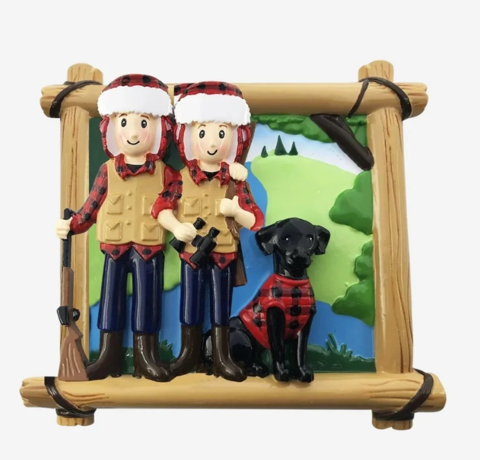 Hunting Couple Personalized Ornament