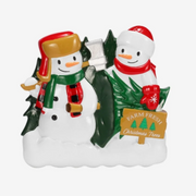 Christmas Tree Farm Snowman Family of 2