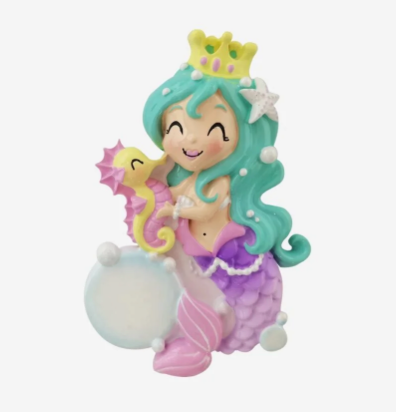 Mermaid Personalized Ornament
