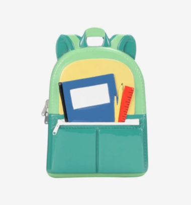 Green Backpack Personalized Ornament