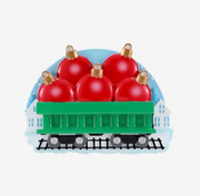 Train Christmas Balls (Family of 5) Personalized Ornament
